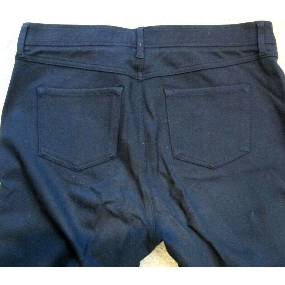 Chico's Black Stretch Pants Women's Size 1 Rayon‎ Nylon Spandex Stretch - Picture 5 of 6